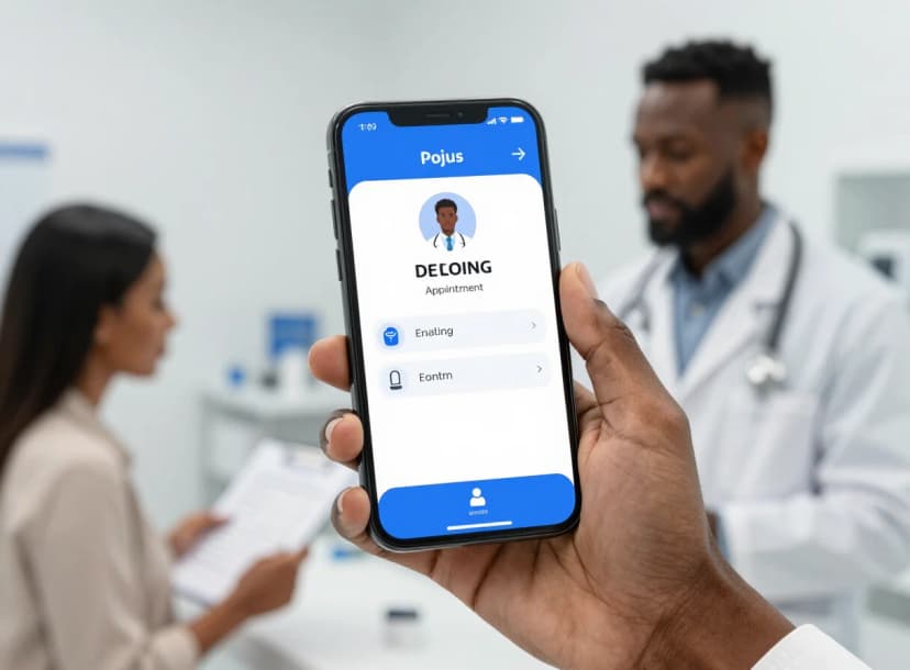 Smartphone Mobile Dashboard Appointment Application View